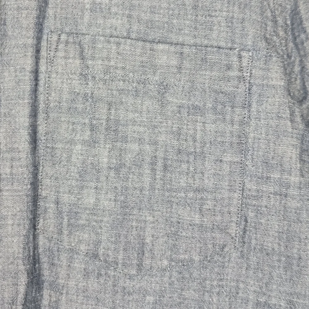Banana Republic Mens Blue Soft Wash Slim Fit Chambray Button Up Shirt Small